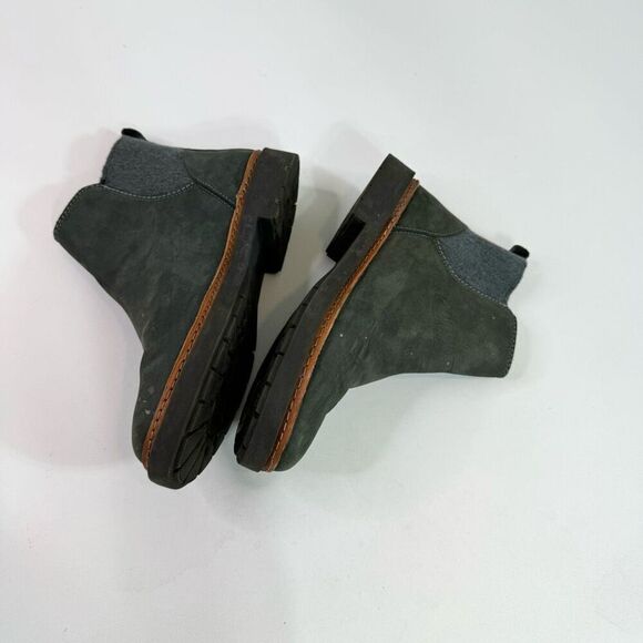 Clarks Boots Womens 10 Dark Gray Combi Solid Slip-On Round Toe Trace Fall Ankle - Picture 10 of 10